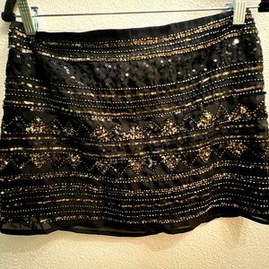 Forever 21 vintage sequined mini skirt